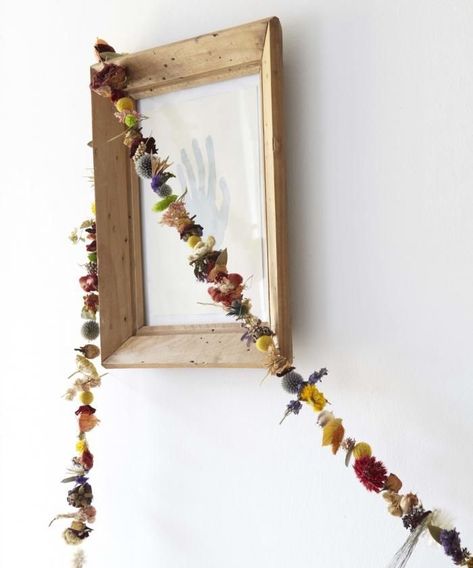 Dried Flower Garland, Dried Flowers Crafts, Flower Garland Diy, Garland Flower, Dried Flowers Diy, Diy Girlande, Flower Garland Wedding, Fleurs Diy, Festa Party