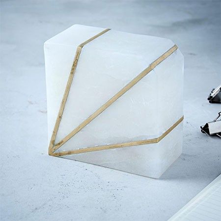 Christmas Gift Guide 2018: Home | sheerluxe.com Marble Box, Alabaster Stone, Open Concept Living Room, Sculptural Object, Marble Inlay, Plywood Furniture, Marble Design, Hand Crafted Gifts, Bedding Shop