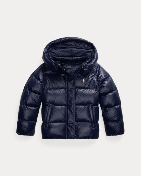 Discover the Down Hooded Jacket for girls from Ralph Lauren today. Explore our latest collection today.