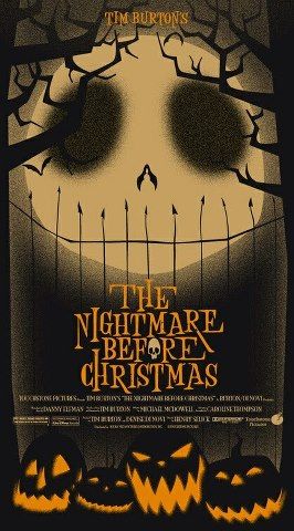 A Nightmare Before Christmas...my 2nd favorite Halloween/Christmas movie :) Nightmare Before Christmas Movie, Vintage Films, Series Poster, Tim Burton Movie, Septième Art, I Love Cinema, See Movie, Christmas Poster, Christmas Movie