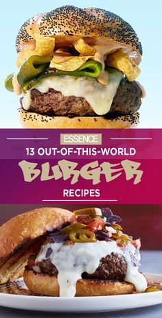 Best Hamburger Recipes, Gourmet Burgers Recipes, Crazy Burger, Gourmet Burger, Best Burger Recipe, Burger Sliders, Homemade Burgers, Grilled Burgers, Gourmet Burgers