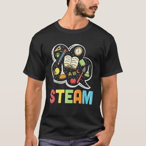 Back To School Stem, Camp T Shirt, Steam Teacher, Stem Camp, School T Shirts, Birthday Presents For Dad, Teacher And Student, Engineer Shirt, Funny T Shirt Sayings