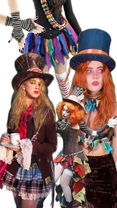 Mad Hatter Costume, Alice In Wonderland Costume, Wonderland Costumes, Mad Hatter, Halloween Outfits, Alice In Wonderland, Halloween Costumes, Halloween