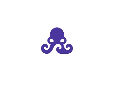 Negative Space Octopus logo by Kreatank #octopus #octo #ink #negative #space #negativespace #logo #design #creative #cute #simple #purple #mark #vector #identity #kreatank #ocean #sea Space Octopus, Octopus Logo, Sea Logo, Cat Logo Design, Logo Desing, Logo Animal, Tshirt Printing Design, Octopus Art, Trends 2023