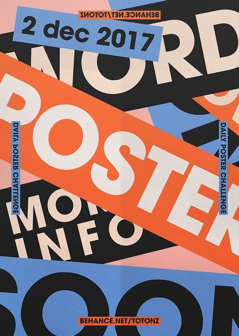 Poster Grafico, Inspiration Poster, Art Trippy, Weekly Inspiration, Bold Type, Plakat Design, Typography Poster Design, Typographic Poster, Type Posters