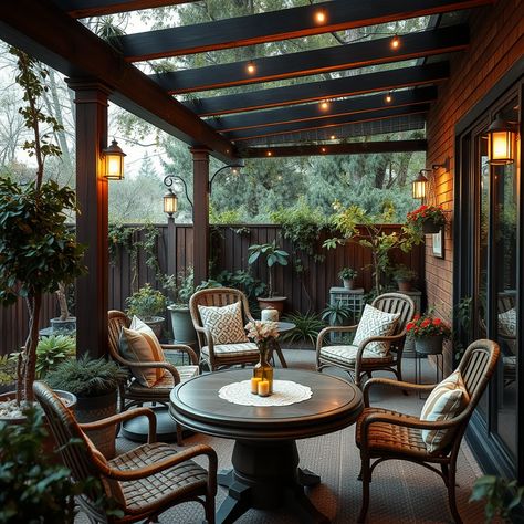 Covered patio design