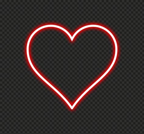 Red Aesthetic Neon, Red Heart Png, Neon Png, Neon Heart, Aesthetic Neon, Original Background, Line Love, Valentine Png, Download Cute Wallpapers