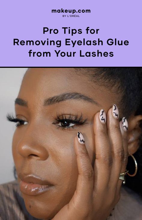 How to Remove Eyelash Glue from Your Lashes Eye Lash Glue Remover, How To Get Eyelash Glue Off Eyelashes, How To Remove Lash Glue From Lashes, How To Remove Eyelash Glue, How To Remove Fake Eyelashes, How To Remove False Eyelashes, How To Remove Fake Lashes, Diy Eyelash Glue, How To Clean Eyelashes