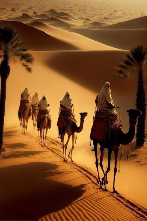 Camels Desert, Desert Nomad, Camels Art, Seni Arab, Deserts Of The World, Hot Desert, Arabian Art, Desain Lanskap, Hd Nature Wallpapers