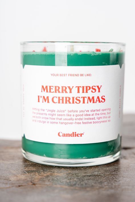 Merry tipsy, I'm Christmas Candier 9 oz candle - Trendy Holiday Apparel at Lush Fashion Lounge Boutique in Oklahoma City Bourbon Butter, La Apartment, Apple Bourbon, Xmas Candles, Xmas Sale, Room Scents, Cinnamon Apple, Cute Candles, Holiday Scents