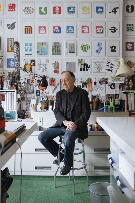 Graphic Design Workspace, Lance Wyman, Identity Graphic Design, Design Studio Workspace, Design Studio Office, Art Studio Space, Workshop Design, Environmental Graphic Design, 카페 인테리어 디자인