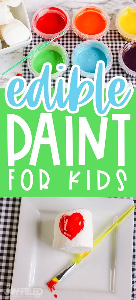 Discover a fun-filled activity that combines snack time with craft time. Edible paint is a unique activity that is suitable for and enjoyed by kids of all ages. Check out this post to learn how easy it is to make. Preschool Cooking Activities, Preschool Cooking, Paint Recipe, Edible Crafts, Edible Paint, Science Projects For Kids, Project For Kids, Edible Art, Favorite Snack