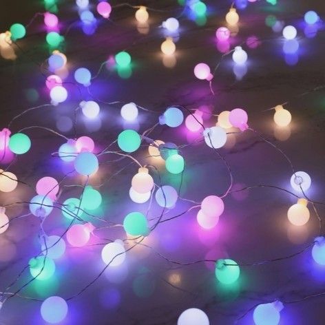 Lisa Angel-Sherbet String Of Lights Coloured Fairy Lights, Gifts For Gin Lovers, Yule Gift, String Of Lights, Neon Wall Art, Fairy Lights Bedroom, Lisa Angel, Light Wall Art, Childrens Lighting