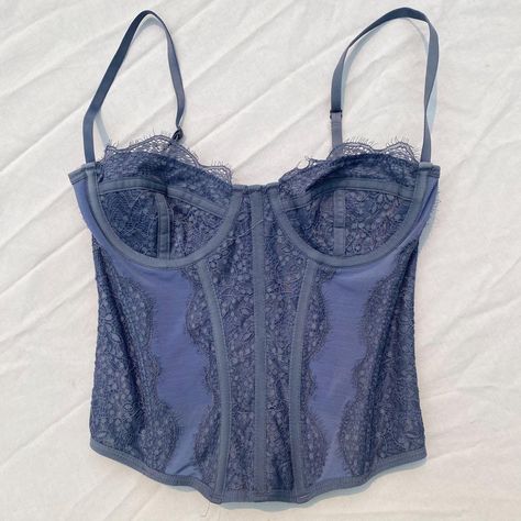 urban outfitters blue corset top * size small * out... - Depop Urban Outfitters Corset, Blue Corset Top, Modern Corset, Blue Corset, Corset Outfit, Urban Outfitters Clothes, Pacsun Tops, Modern Love, Urban Outfitters Tops