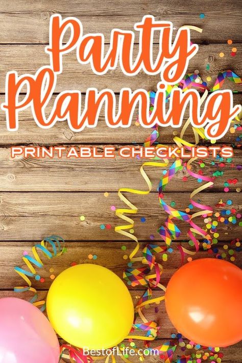 Outdoor Party Checklist, Party Planning Checklist Organizing, Party Planning Checklist Printable, Party Planner Checklist, Party Planning Timeline, Birthday Party Planning Checklist, Party Planning Food, Becoming An Event Planner, Birthday Party Checklist