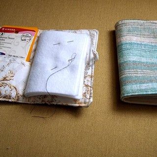 How to Sew a Needle Book: 9 Steps (with Pictures) Needle Book Ideas, Needle Book Pattern Free, Sewing Necessities, Largesse Ideas, Group Meeting, Needle Books, Knitting Group, Sewing Things, Sewing Kits