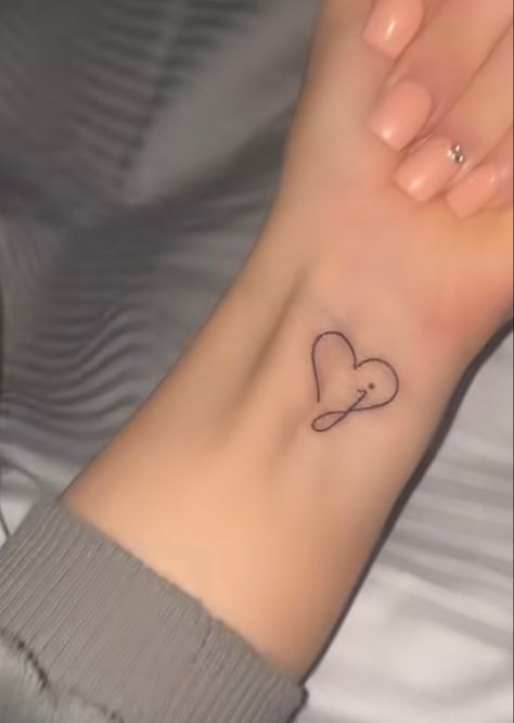 J Name Tattoo, Matching Tattoos For Auntie And Niece, Initials Tattoo On Wrist, Initial Tattoo On Wrist For Women, J Infinity Tattoo, Niece And Nephew Tattoo Ideas For Aunt, Small Heart Tattoo On Wrist Initials, Small Initial Tattoo On Wrist, Niece Tattoo Ideas For Aunt