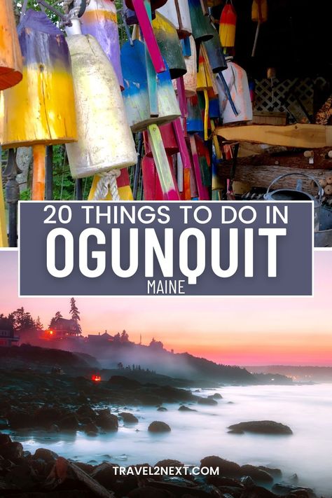 There’s so much outdoor fun to be had in Ogunquit from trips to the picture-perfect Perkins Cove to walks along Marginal Way. When in Maine you’ve got to try clam chowder and lobster and there’s arguably no place better than the coastal town of Ogunquit. Check out these 20 best things to do in Ogunquit for your next visit to Maine. Ogunquit Maine Restaurants, Brunswick Maine Things To Do, Perkins Cove Maine, Marginal Way Ogunquit Maine, Ogunquit Maine Things To Do, Cool Shops, Things To Do In Maine, Maine Coastline, Ogunquit Beach