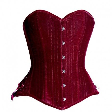 Velvet Corset, Corset Pattern, Steel Boned Corsets, Red Corset, Lace Tights, Black Iris, Overbust Corset, Corsets And Bustiers, Medieval Clothing