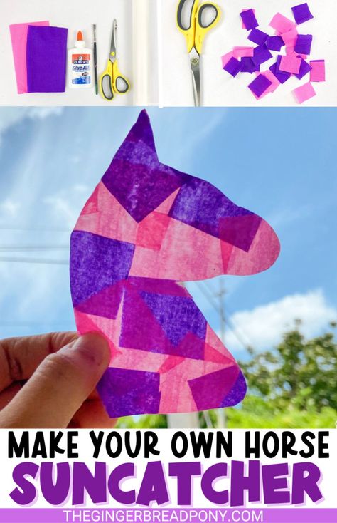 Diy Horse Theme Birthday Party, Diy Horse Decorations, Derby Activities For Preschool, Horse Crafts For Preschoolers, Horse Themed Crafts, Horse Preschool Craft, Pony Camp Activities, Horse Crafts For Toddlers, Easy Horse Crafts