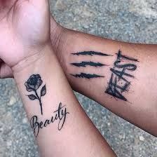 Matching Love Tattoos, Girlfriend Tattoos, Marriage Tattoos, Him And Her Tattoos, Wife Tattoo, Best Couple Tattoos, Cute Matching Tattoos, Tattoo For Boyfriend, Small Matching Tattoos