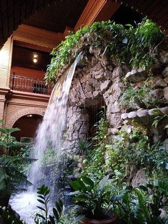 Water Fountain Ideas, Ilocos Region, Laoag, Fountain Ideas, Ilocos Norte, Mini Waterfall, Mountains Aesthetic, Resort Architecture, Hotel Amenities