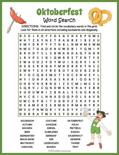 Oktoberfest party game - word search puzzle. Octoberfest Party Ideas Games, Oktoberfest Kids Activities, Oktoberfest Games For Kids, Oktoberfest Party Games, Oktoberfest Activities, October Fest Party Ideas, Octoberfest Party Ideas, Oktoberfest Games, Beer Themed Birthday Party