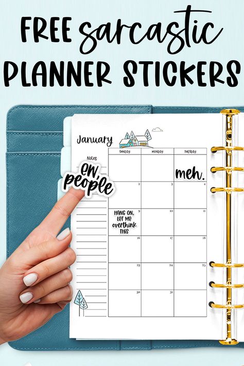 Download this set of free sarcastic planner stickers. They come with both free printable planner stickers and free digital planner stickers. You can use them with a Silhouette Machine, Cricut, digital planning app such as GoodNotes or Notability, etc. They work well with Happy Planners, Erin Condren, Recollections, and more. Add some humor to your planner with these free funny planner stickers. Diy Digital Stickers, How To Use Stickers In Your Planner, Notability Stickers Free, Cricut Stickers Ideas Free, Free Digital Downloads, Digital Planner Aesthetic Ideas, Ipad Stickers Goodnotes Free, Digital Sticker Ideas, Free Digital Planning Stickers