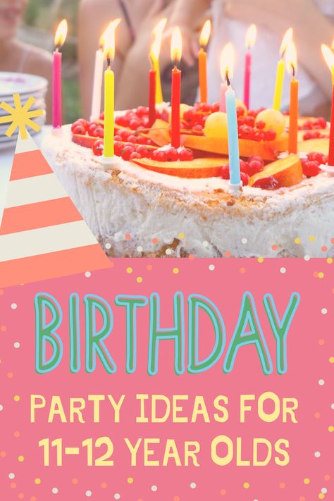 Preteen Birthday, 12th Birthday Party Ideas, Unique Birthday Party Ideas, Girls Birthday Party Themes, Girl Bday Party, Birthday Activities, Birthday Party Activities, Girl Birthday Themes, 10th Birthday Parties