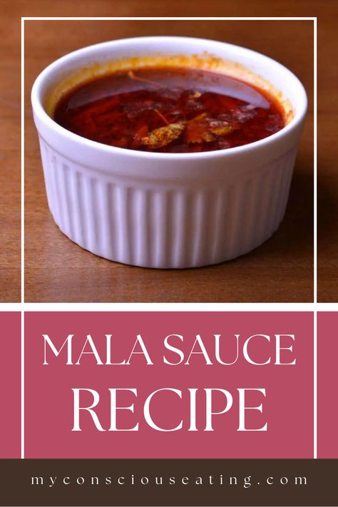 Mala Sauce Recipe Mala Sauce Recipe, Mala Sauce, Condiment Recipes, Fun Salads, Asian Inspired Recipes, Joy Of Cooking, Chili Peppers, Asian Dishes, Food Staples