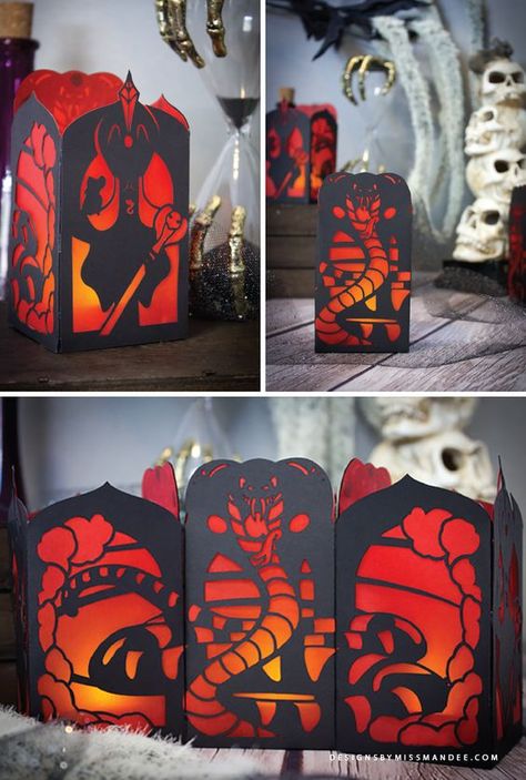 Disney Villain Party Decorations, Spooky Disney, Disney Villain Party, Villains Party, Lantern Paper, My Favorite Movies, Idee Cricut, Halloween Disney, Disney Villain