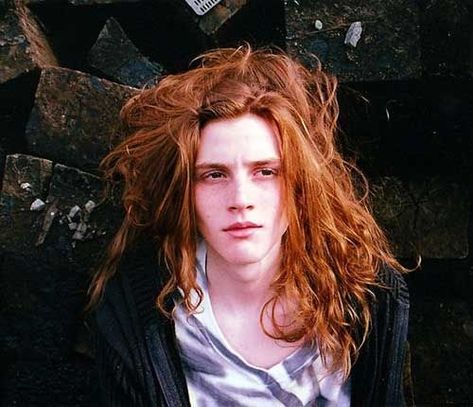 Jehan Prouvaire, Bartek Borowiec, Hair Trends 2015, Red Hair Men, Goth Guys, Beatiful People, Ginger Men, Long Red Hair, Goth Beauty