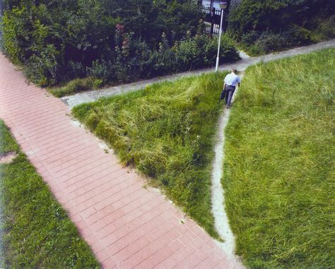 hoolawhoop: desire lines - olifantenpaadjes Experimental Type, Magical Thinking, People Figures, Garden Planner, New Roads, Visual Media, Public Space, Landscape Design, Walking