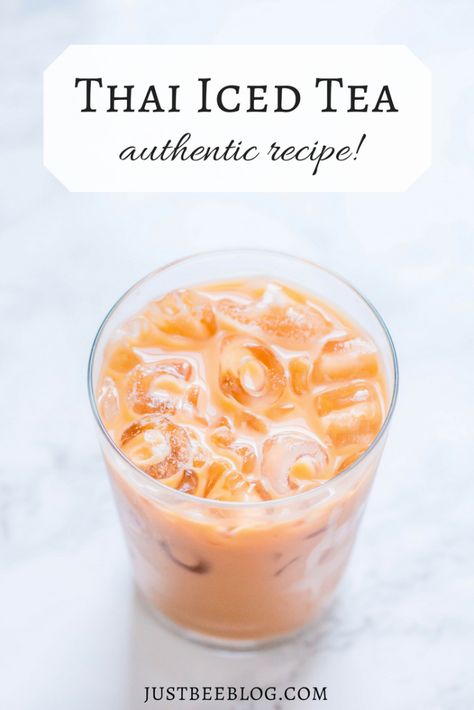 Thai Tea Recipes, Traditional Thai Food, Thai Food Photography, Easy Thai Recipes, Healthy Thai Recipes, Thai Iced Tea, Authentic Thai Food, Best Thai Food, Drink Recipes Nonalcoholic