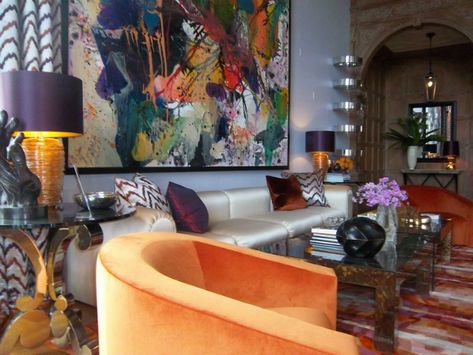 Jamie Drake Interiors, Color Guru, Drake Design, Jamie Drake, Bold Living Room, Interior Design Masters, House Deco, Apartment Decor Inspiration, City Living