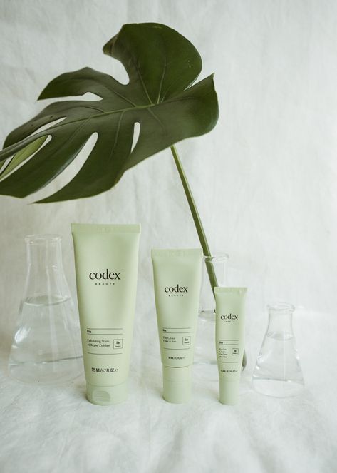 Codex Beauty: High Tech Plant-based Skincare - Glean & Glow Plant Skincare, Active Ingredients Skincare, Green Skincare Photography, Glow Hub Skincare, Organic Skin Care Photography, Arnica Oil, Plastic Alternatives, Skin Line, Botanical Skincare