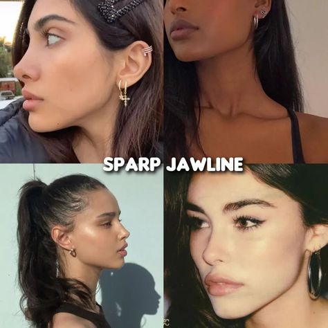 Which one do you choose?? #defindjawline #softjawline #sparpjawline #recedingjawline #jawline #jawlineytips #foryoupage #foryou Jawline Types Face Shapes, Jawline Vision Board, Jawline Aesthetic Girl, Nice Jawline Women, Round Face Jawline, Sharp Jawline Aesthetic, Feminine Jawline, Sharp Jawline Girl, Nice Jawline