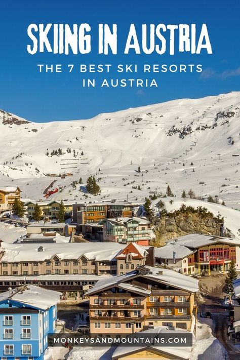 Austria is known for many things. But did you know that Austria has some of the best ski resorts in the world? #ski #skiing #skitrip #austria #austriatravel #travel #winter #vacation Austria Ski Resort, Skiing In Austria, Austria Skiing, Winter Switzerland, Ski Europe, Ski Austria, Ski Destinations, Sky Resort, Snow Boarding