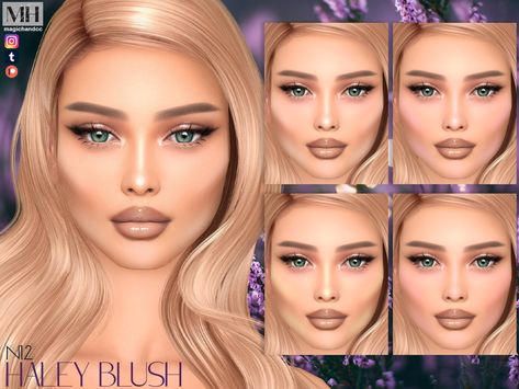 Face contour in 6 colors - HQ Compatible. Sims4 Cc Contour, Sims 4 Makeup Concealer, Sims 4 Cc Skin Details Contour, Contour Cc Sims 4, Sims 4 Contour And Highlight, Contour Sims 4 Cc, Sims 4 Contour Cc, Sims 4 Cc Contour, Sims 4 Contour