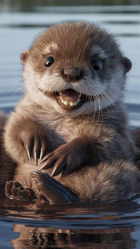 Otters Cute, Cutee Animals, Cute Small Animals, Cute Animals Images, Cute Wild Animals, Cute Animal Photos, Amazing Animals, Cute Animal Pictures, Cool Pets