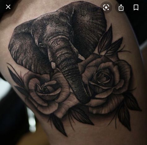 Rose Tattoo Dropkick Murphys, Tattoo With Roses, Big Creatures, Animal Activities For Kids, Tattoos Rose, Animal Humor Dog, Elephant Tattoo Design, Roses Tattoo, Elephant Tattoo