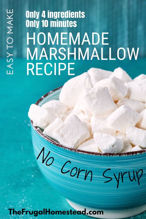 Easy Marshmallow Recipes, Marshmallow Recipe No Corn Syrup, Marshmallows Without Corn Syrup, How To Cook Millet, Marshmallow Recipes, Homemade Marshmallow Recipe, Marshmallow Recipe, Homemade Marshmallow, How To Make Marshmallows