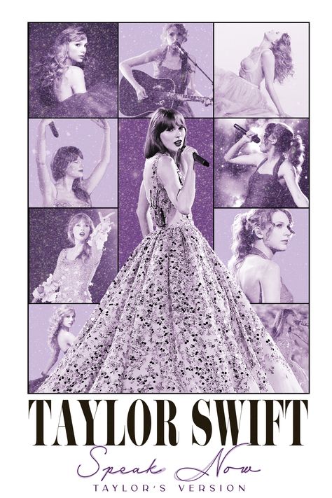 Taylor Swift Birthday, Taylor Swift Speak Now, Taylors Version, Taylor Swift Cute, Estilo Taylor Swift, Taylor Swift Posters, Poster Room, Speak Now, Tour Posters