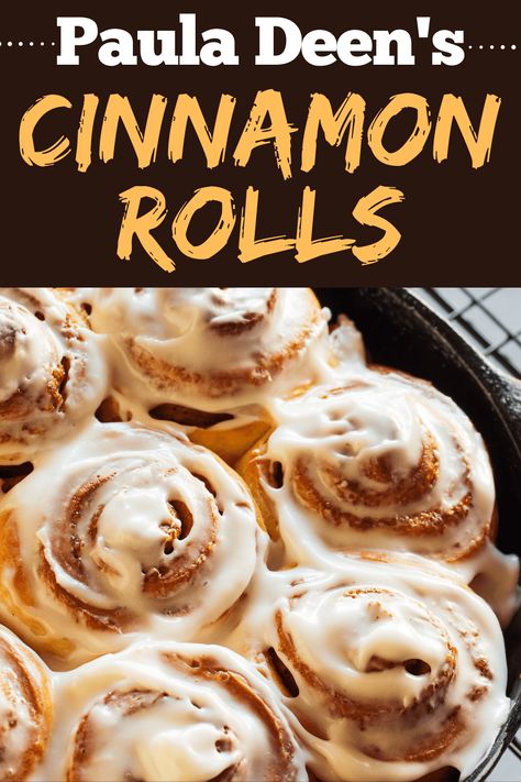 Paula Dean Cinnamon Rolls Homemade, Paula Deen Cinnamon Roll Recipe, Paula Deen Cinnamon Rolls, Paula Deen Biscuit Recipe, Vanilla Pudding Cinnamon Rolls, Betty Crocker Cinnamon Rolls Recipe, Cinammon Rolls Recipes, Cinnamon Rolls Homemade Easy, Cinnamom Rolls