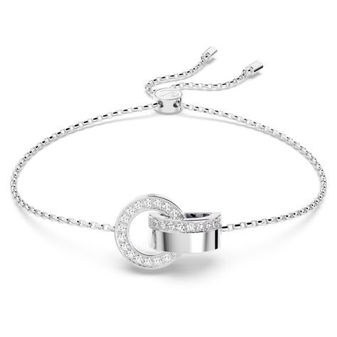 Discover great products at the best prices at Dealmoon. Swarovski Hollow bracelet, Interlocking loop, White, Rhodium plated by SWAROVSKI. Price:$83.00 at Swarovski Timeless Bracelet, It Is Finished, Pink Watch, Circle Bracelet, Swarovski Bracelet, Rose Gold Watches, Popular Designs, Jewelry Lookbook, Swarovski Jewelry