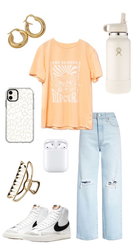 Cute Middle School Outfits, Preppy Outfits For School, Simple Outfits For School, Preppy Summer Outfits, Casual Preppy Outfits, Cute Lazy Day Outfits, Trendy Outfits For Teens, Cute Preppy Outfits, Easy Trendy Outfits