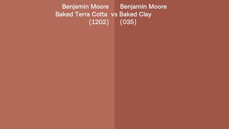 Baked Terracotta Benjamin Moore, Benjamin Moore Baked Terra Cotta, Baked Terra Cotta Benjamin Moore, Benjamin Moore Terra Cotta Colors, Terra Cotta Bathroom, Terracotta Paint, Colors 2023, Rust Paint, Baking Clay