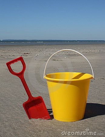 bucket and spade.....hours and hours of fun with these! Nanny Bag, Childhood Summer, Seaside Shops, Bucket And Spade, Short Attention Span, Beach Bucket, Fun Party Games, Organized Packing, Attention Span