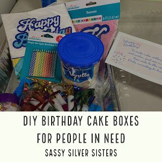 Birthday Cake In A Box Care Packages, Birthday Cake Box For Food Pantry, Birthday Kits For Food Pantry, Birthday Cake Kits For Food Pantry, Birthday Cake Boxes For People In Need, Diy Birthday Box, Cake Mix And Soda, Blessing Bag, Birthday Boxes