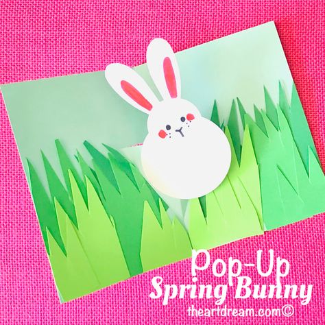 Pop Up Bunny Craft, Easter Pop Up Cards Diy, Easter Pop Up Cards, Diy Easter Cards, Easter Craft For Kids, Paper Bunny, Easter Cards Handmade, Toddler Easter, Easter Craft